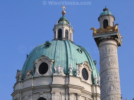 Karlskirche Dome and Column