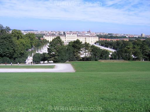 Schönbrunn Palace and Vienna Seen from the Gloriette