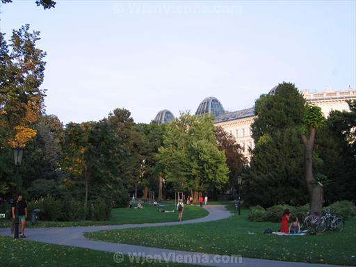 Vienna Burggarten Park near Burgring