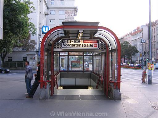 Vorgartenstrasse U-Bahn Station Entrance