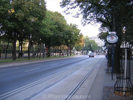 Burgring Tram Stop at Ringstrasse