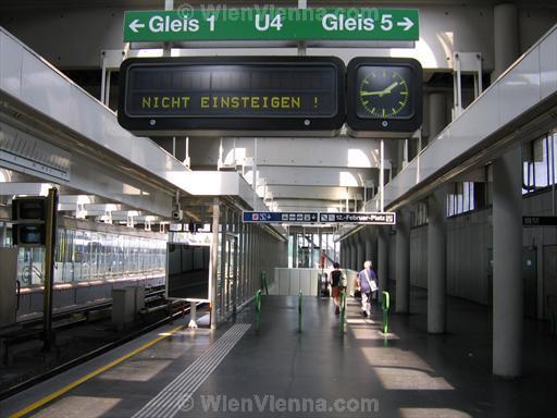 Heiligenstadt Station on Metro Line U4 in Vienna