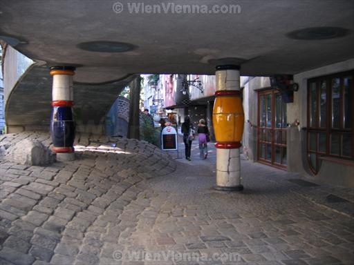 Vienna Hundertwasser Haus Pillars
