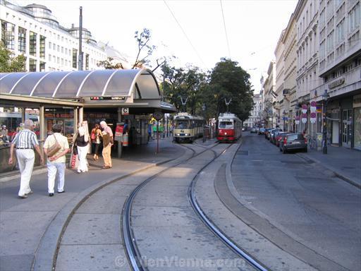 Lokalbahn End Station near Vienna State Opera