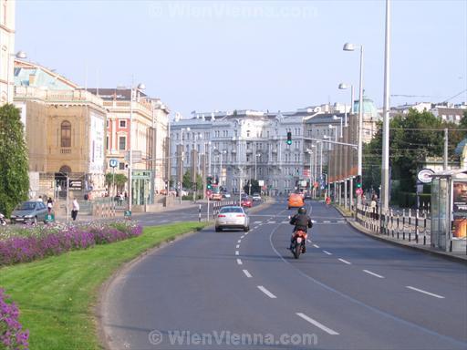 Vienna Karlsplatz, View towards Lothringerstrasse